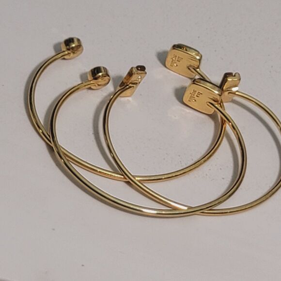 Lia Sophia 3 Piece Gold Cuff Bamgle Bracelets - Picture 4 of 8